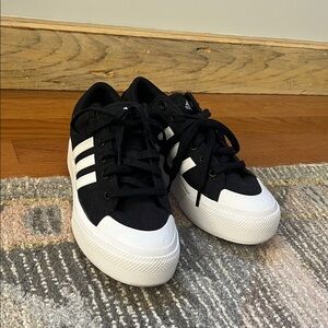 Adidas Classic Black and White Low-Tops